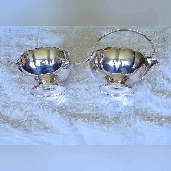Vintage Venitian Copper Cream & Sugar Set - Picture 1 of 7